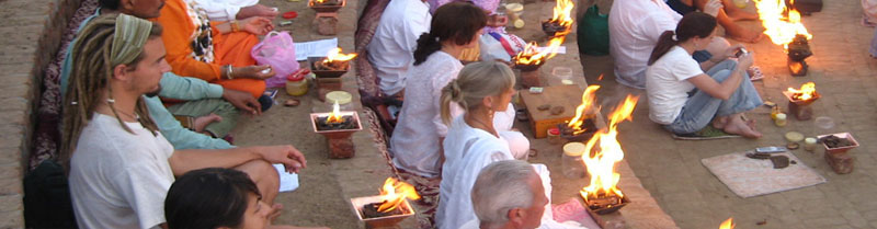 Healing Agnihotra Fire 