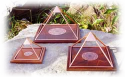 Handmade Copper Meru Pyramids